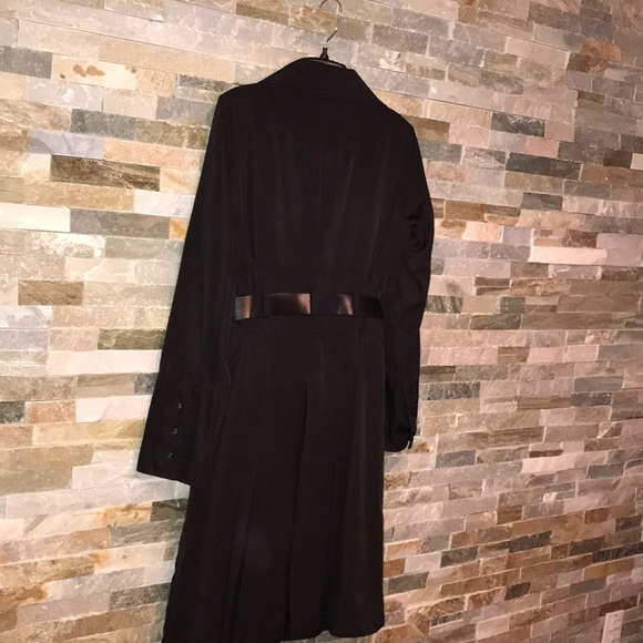 Zara brown basic trench coat size medium - Picture 6 of 8